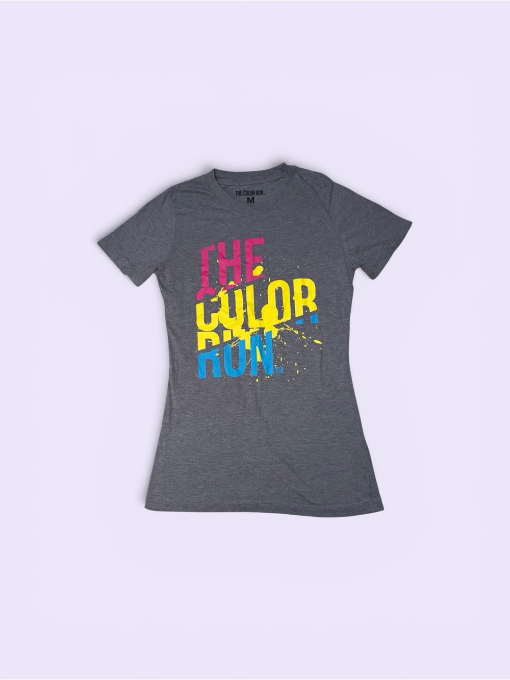 The Color Run Gray Graphic Tee